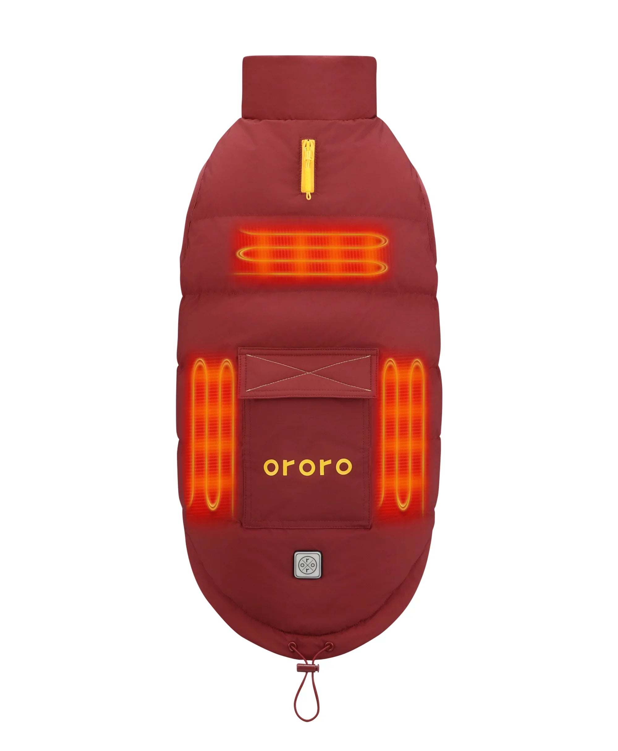 ORORO Heated Snøwoof 3-Zone Heated Dog Puffer Vest - Image 4