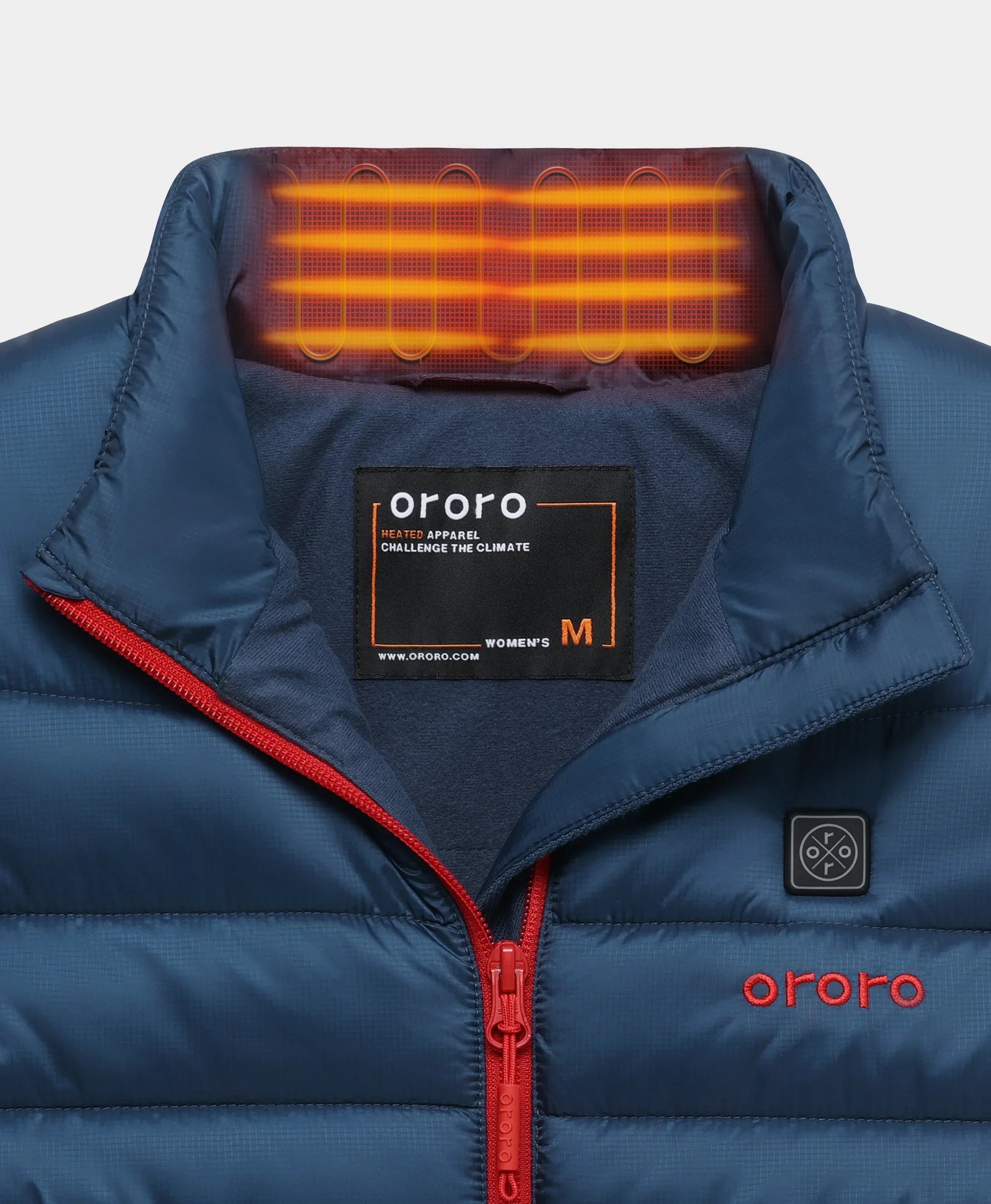 ORORO Heated (Open-box) Women's 5-Zone Classic Evo Heated Vest – USABS Edition (Battery Set Not Included) - Image 3