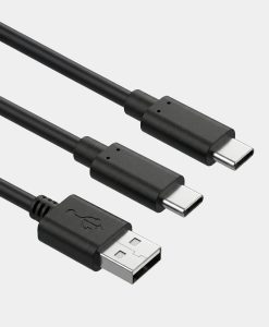 Alternative view of ORORO Heated B25A Battery Charging Cable