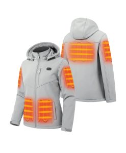 Alternative view of ORORO Heated Women's Heated Dual Control Jacket with 5 Heating Zones (Pocket Heating)