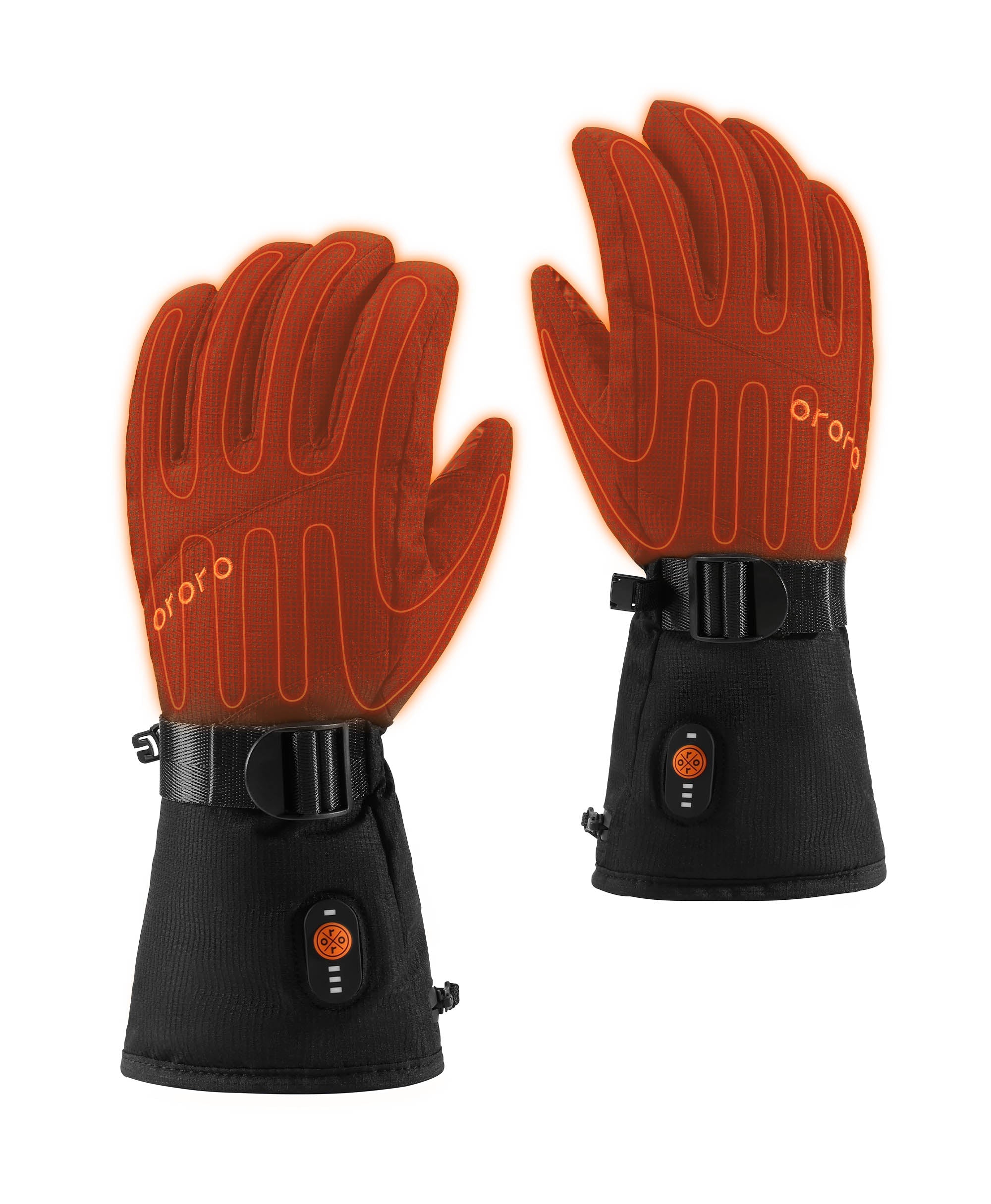 ORORO Heated (Open-box) Kyoto Women's Colorprint Heated Lightweight Gloves - Image 24