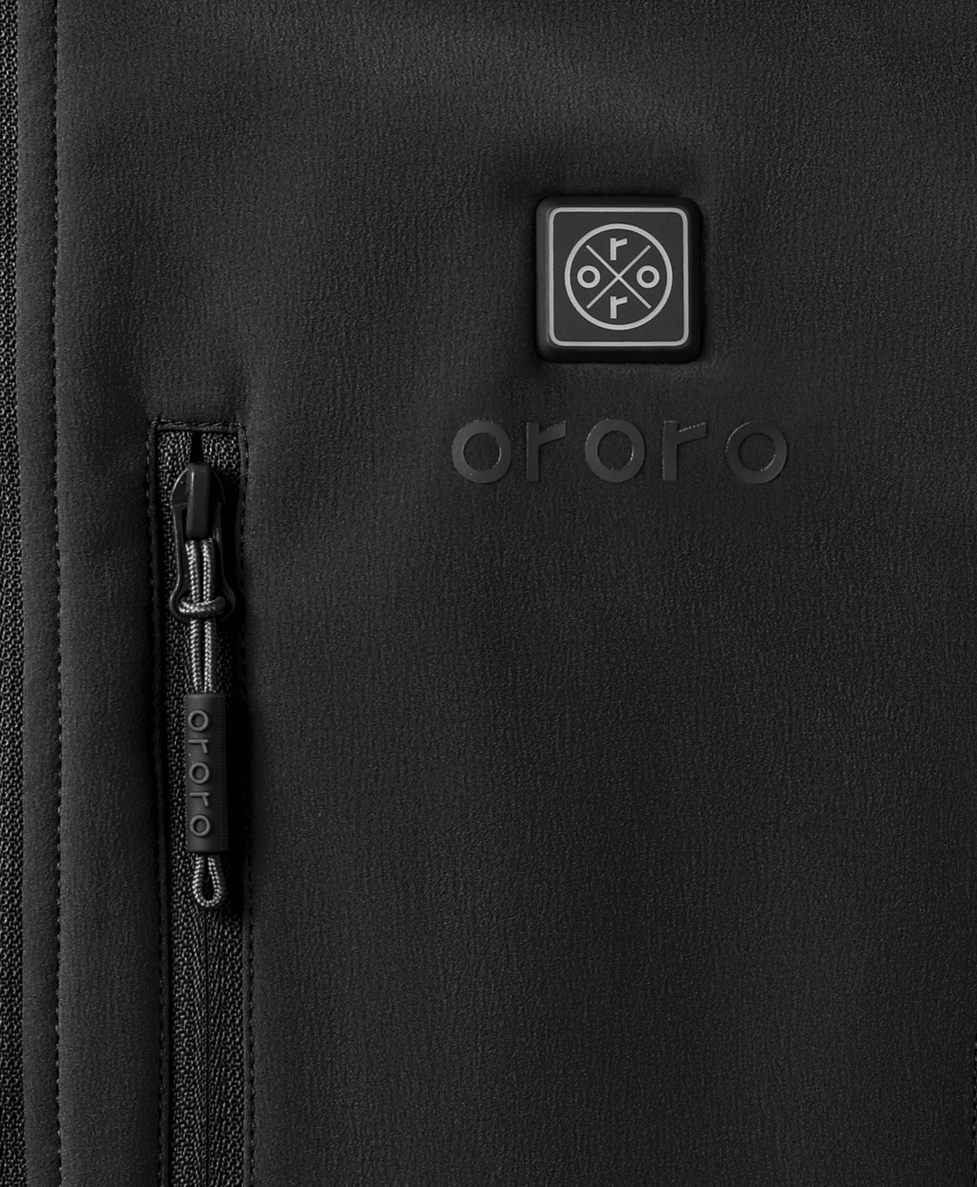 ORORO Heated Women's Heated Softshell Vest - Lower Back Heating - Image 20