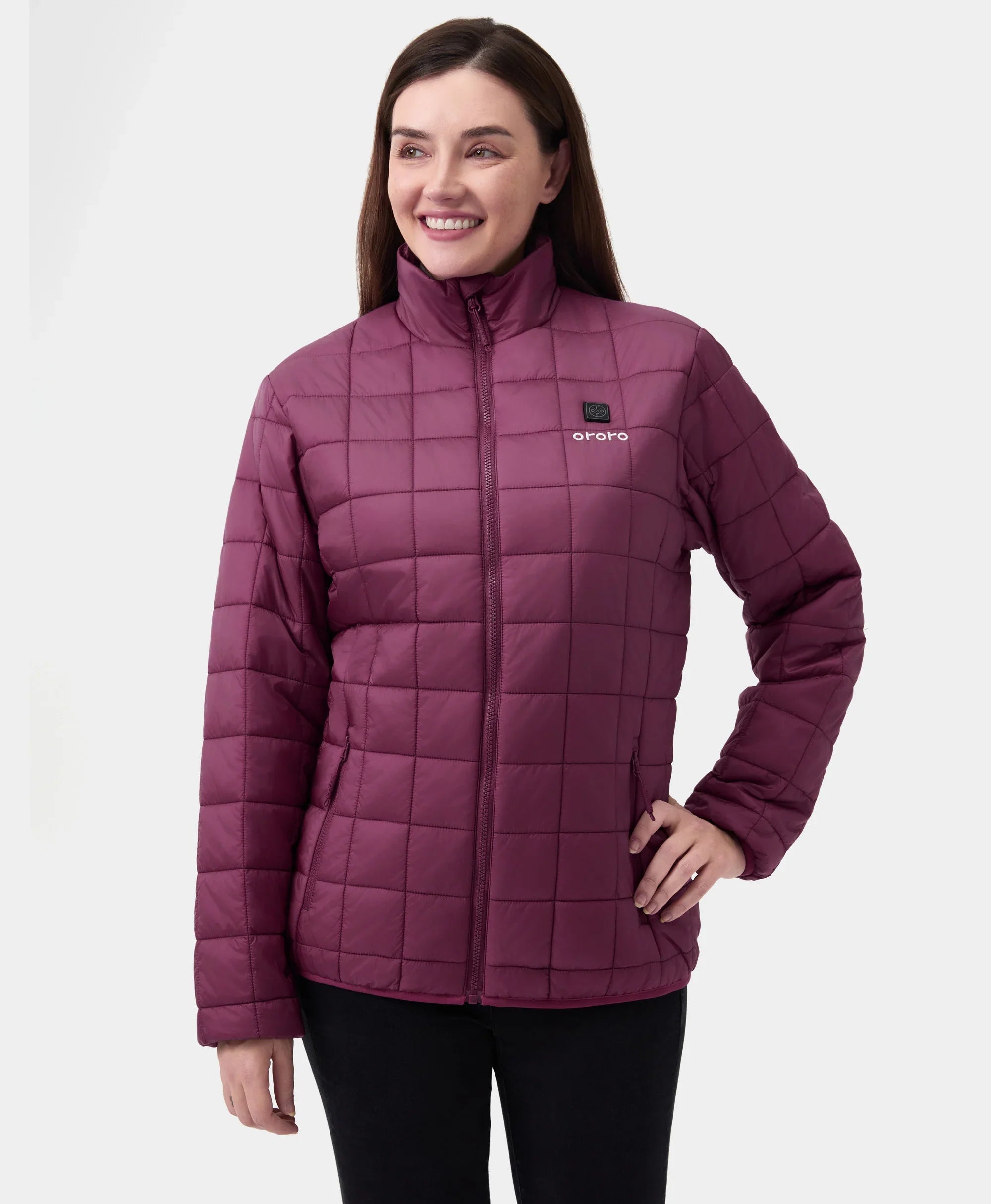 ORORO Heated Prism Women's Heated Quilted Jacket (Apparel Only) - Image 8