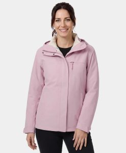 ORORO Heated River Ridge Women's 3-in-1 Heated Jacket with Down Liner