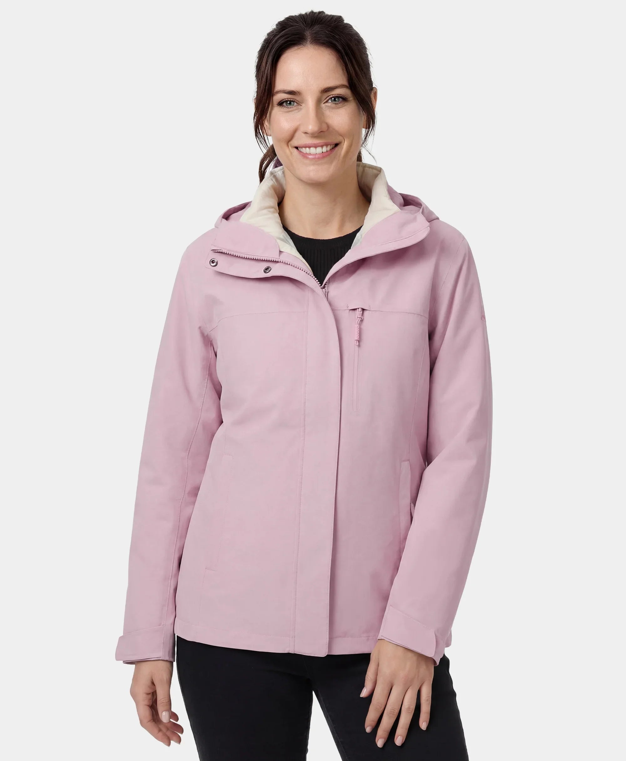 ORORO Heated River Ridge Women's 3-in-1 Heated Jacket with Down Liner