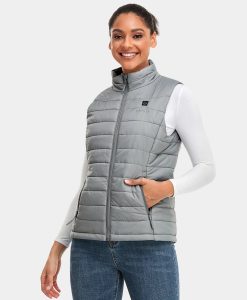 ORORO Heated Women's Classic Heated Vest - Gray