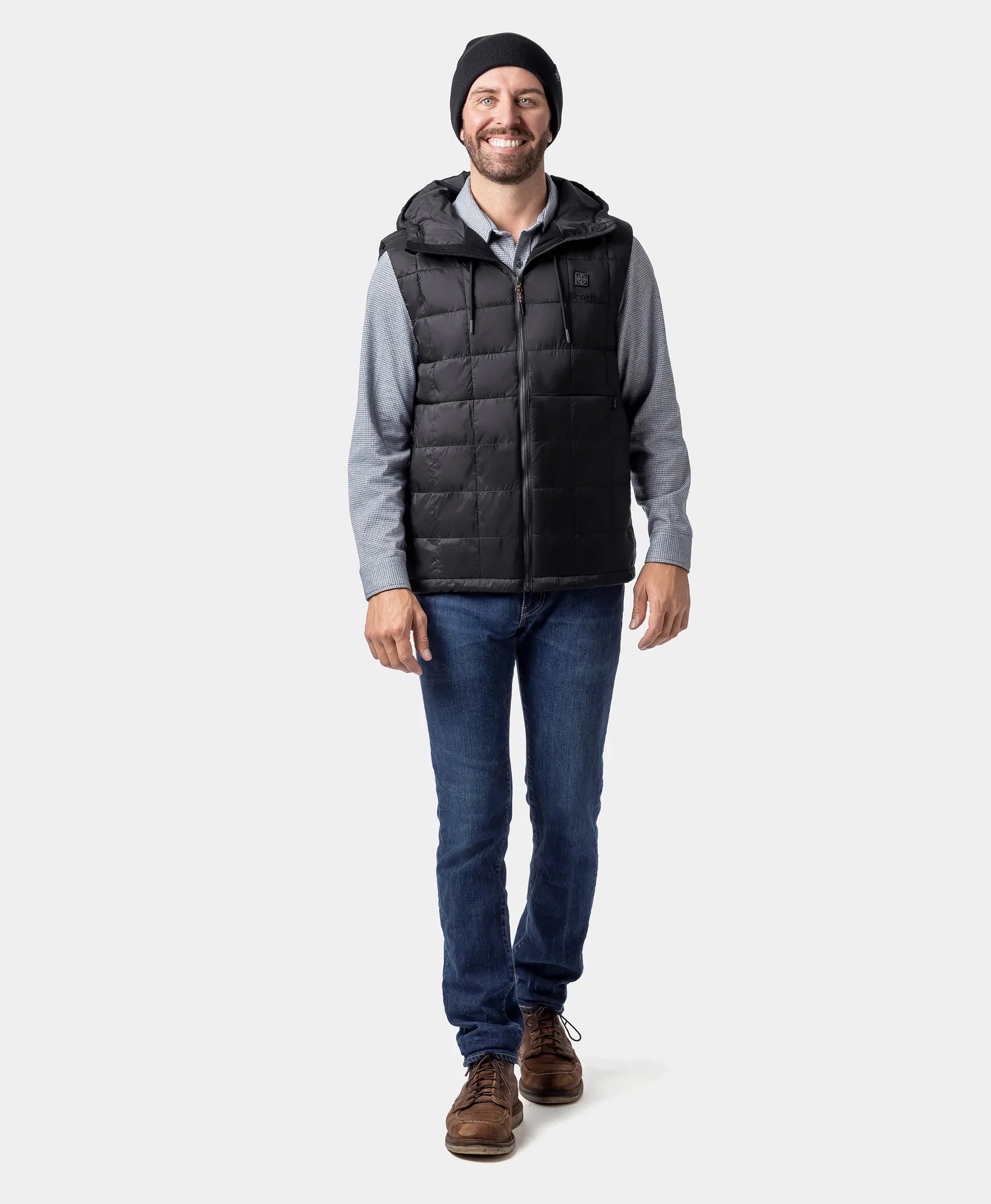 ORORO Heated (Open-box) PuffLyte™ Men's 5-Zone Hooded Heated Vest (Battery Set Not Included) - Image 6