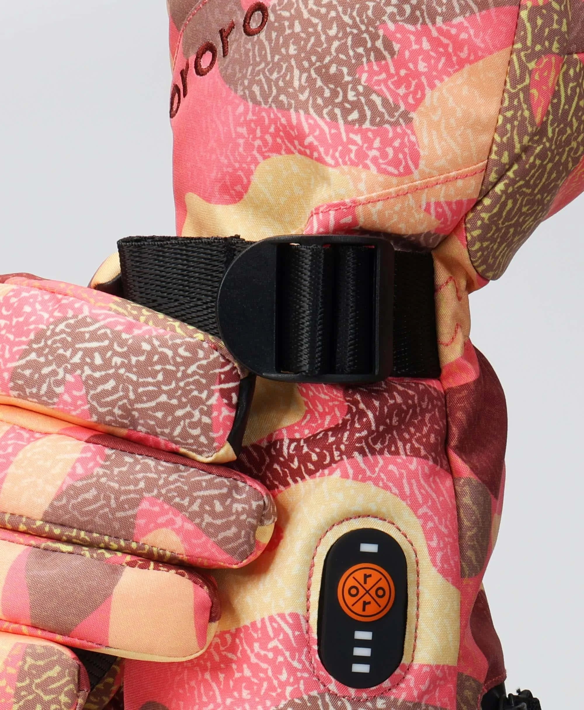ORORO Heated (Open-box) Kyoto Women's Colorprint Heated Lightweight Gloves - Image 18