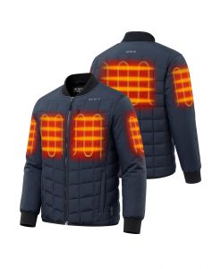 Alternative view of ORORO Heated Scranton Men's 5-Zone Heated Bomber Jacket