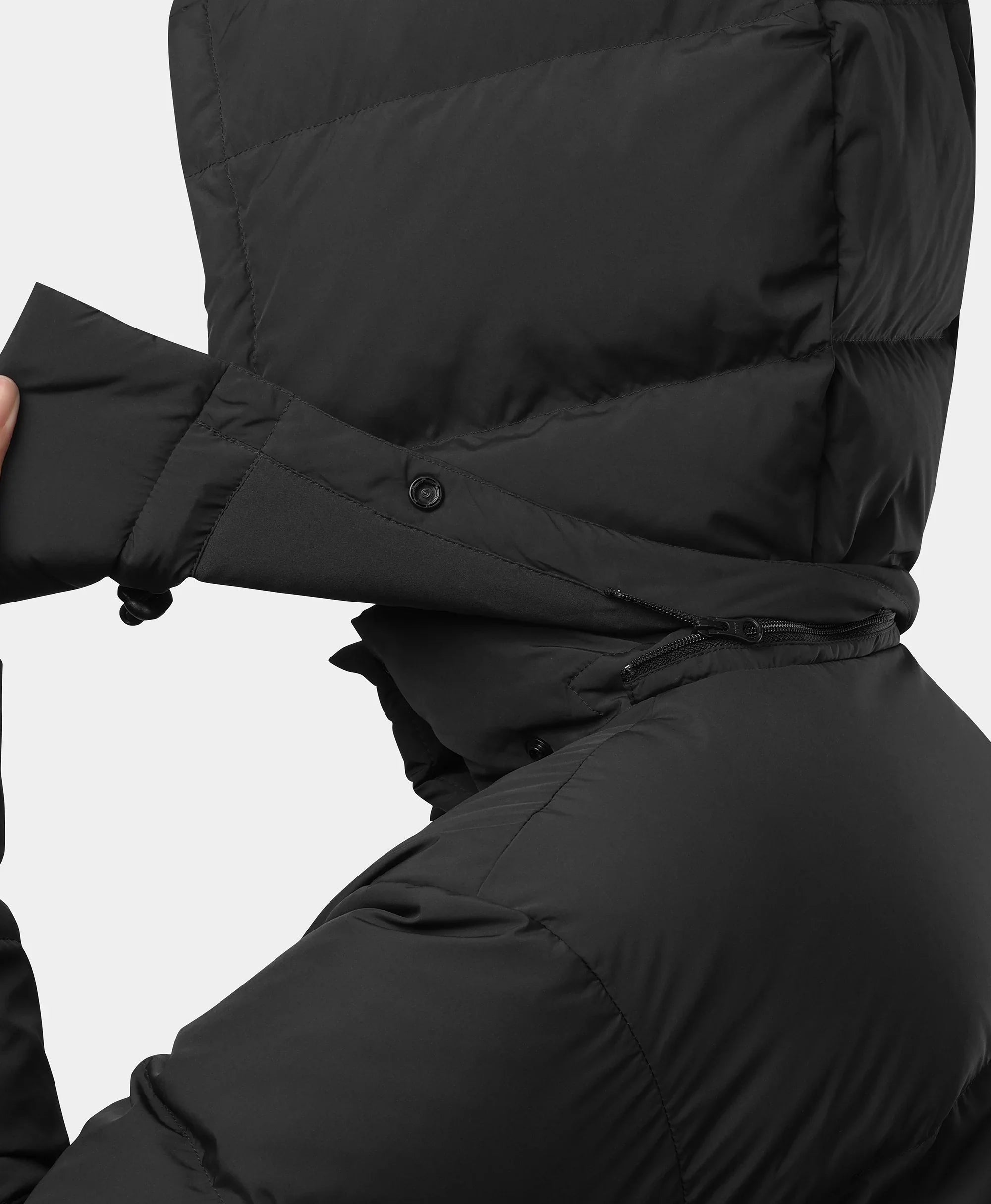 ORORO Heated (Open-box) Cloudpop Women's 4-Zone Heated Puffer Down Hooded Jacket (Battery Set Not Included) - Image 7