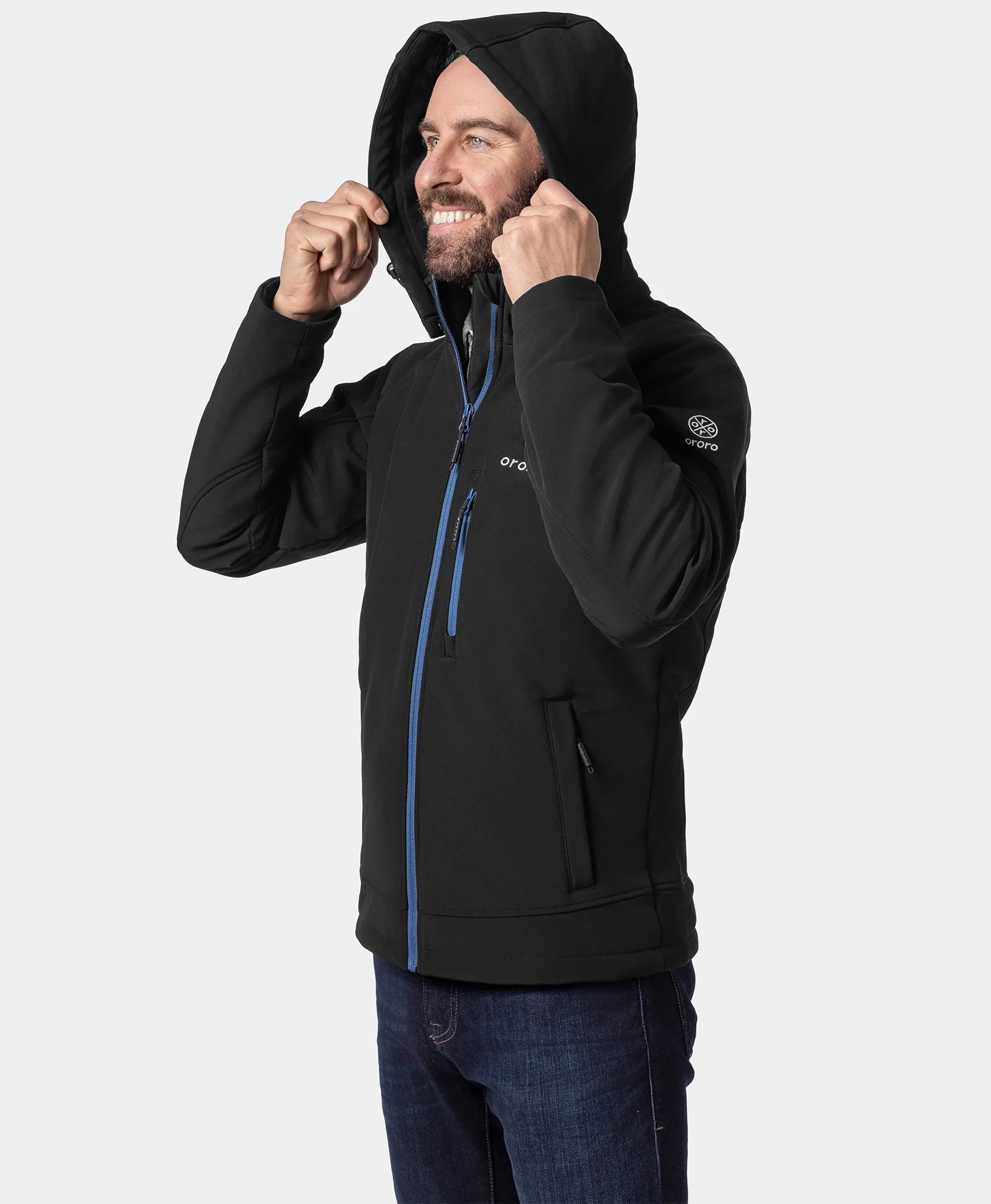 ORORO Heated Men's Classic Heated Jacket 2.0 (4 Heating Zones) - Image 5