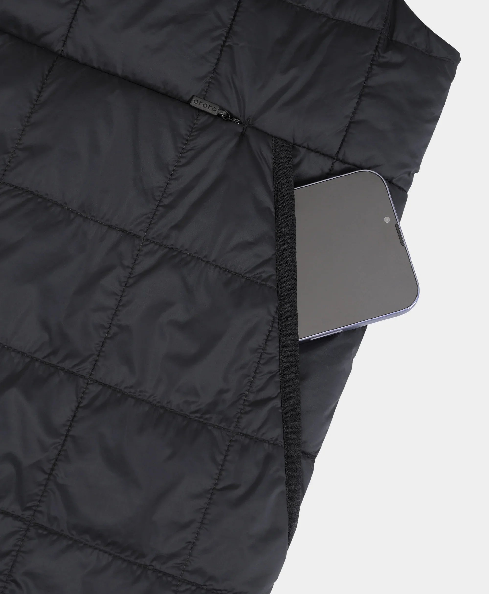 ORORO Heated (Open-box) PuffLyte™ Men's 5-Zone Hooded Heated Vest (Battery Set Not Included) - Image 18