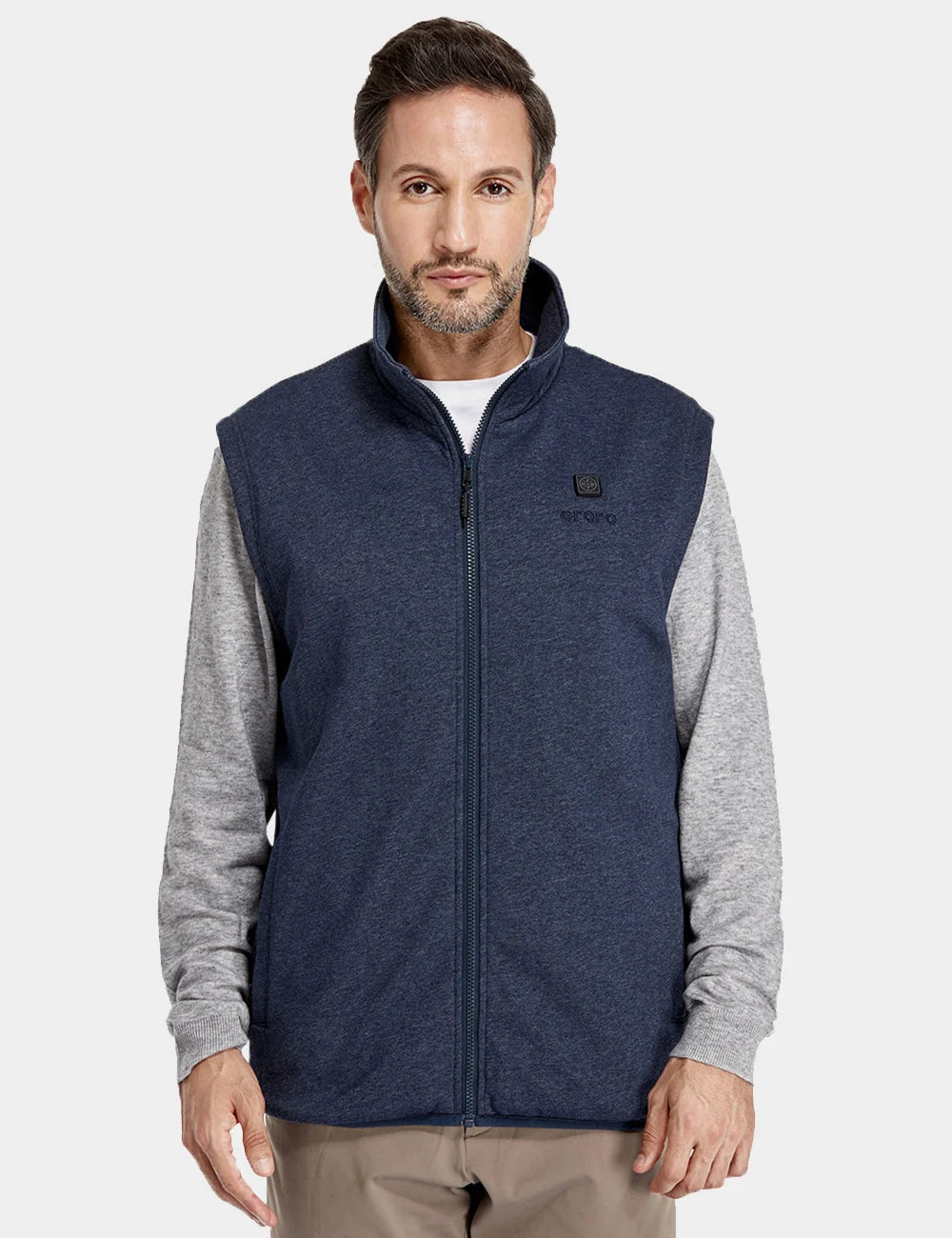 ORORO Heated Men's Heated Fleece Vest (Apparel Only) (ORORO Heated Final Sale) - Image 41