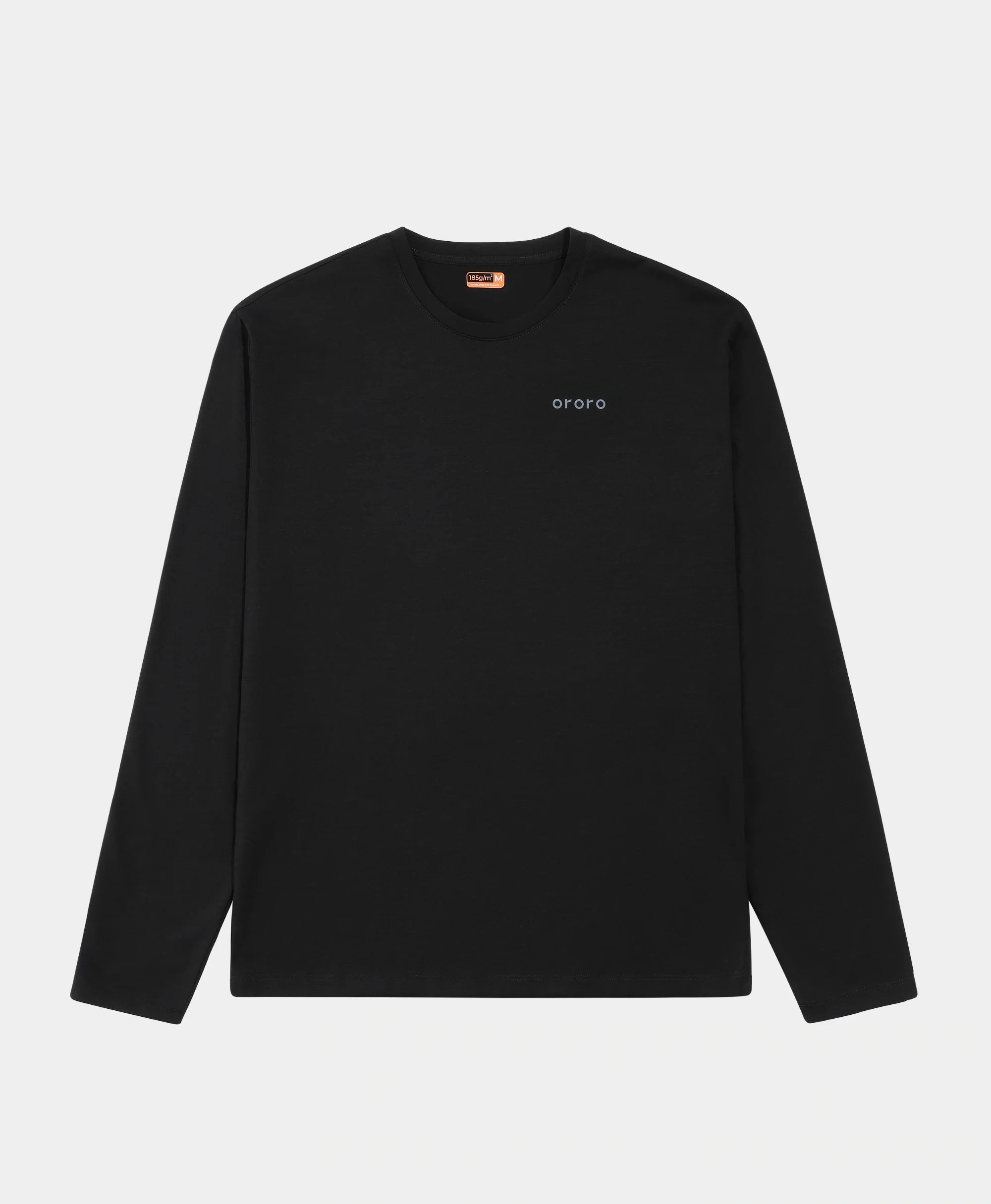 ORORO Heated Aoraki Unisex Merino Wool Blend Baselayer - Black - Image 26