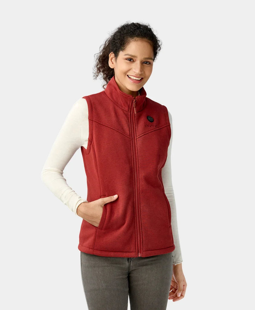 ORORO Heated Women's Heated Fleece Vest - New Colors (ORORO Heated Final Sale) - Image 10