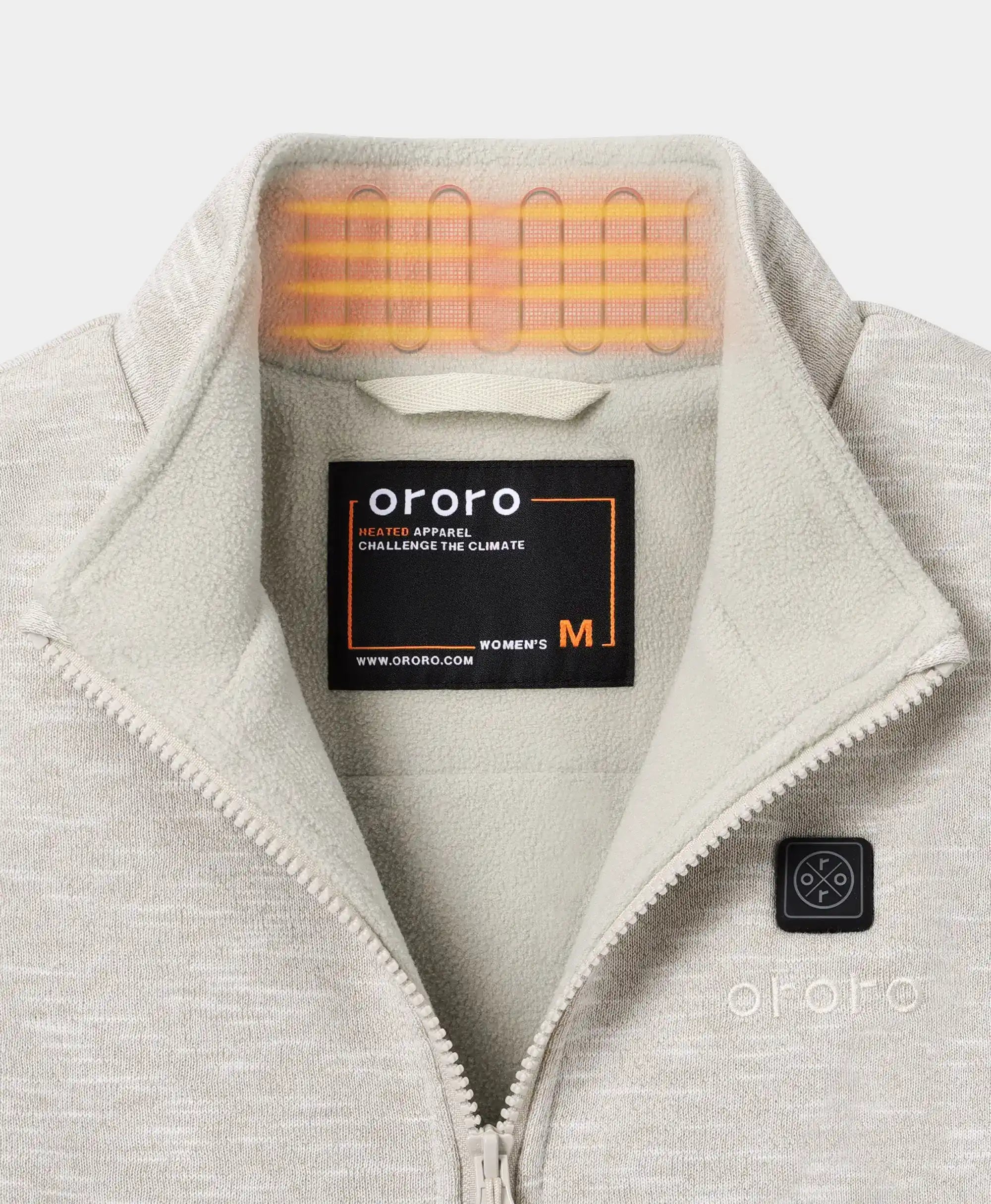 ORORO Heated Women's Heated Fleece Vest - Image 55