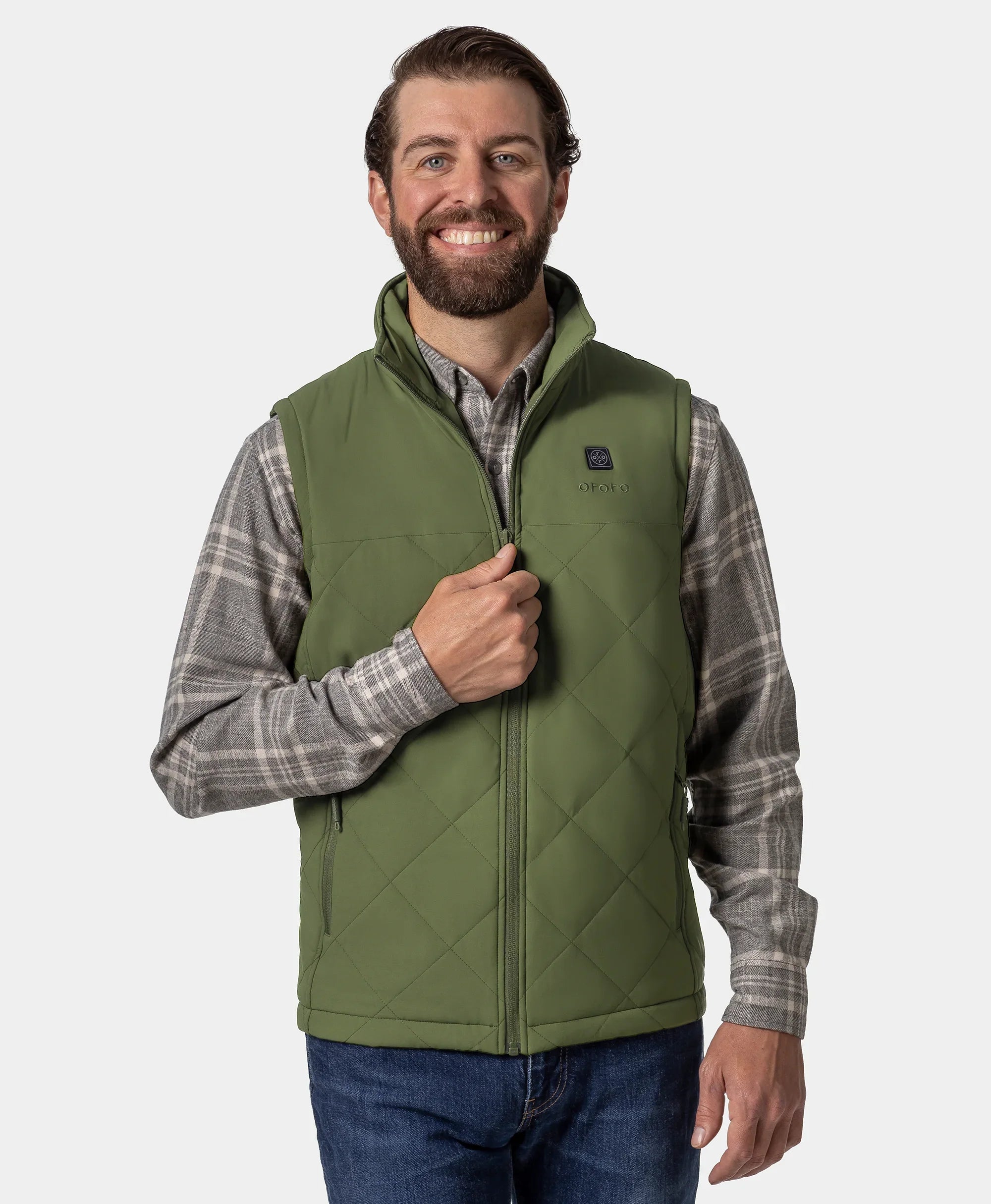 ORORO Heated Men's Heated Quilted Vest - New Colors - Image 11