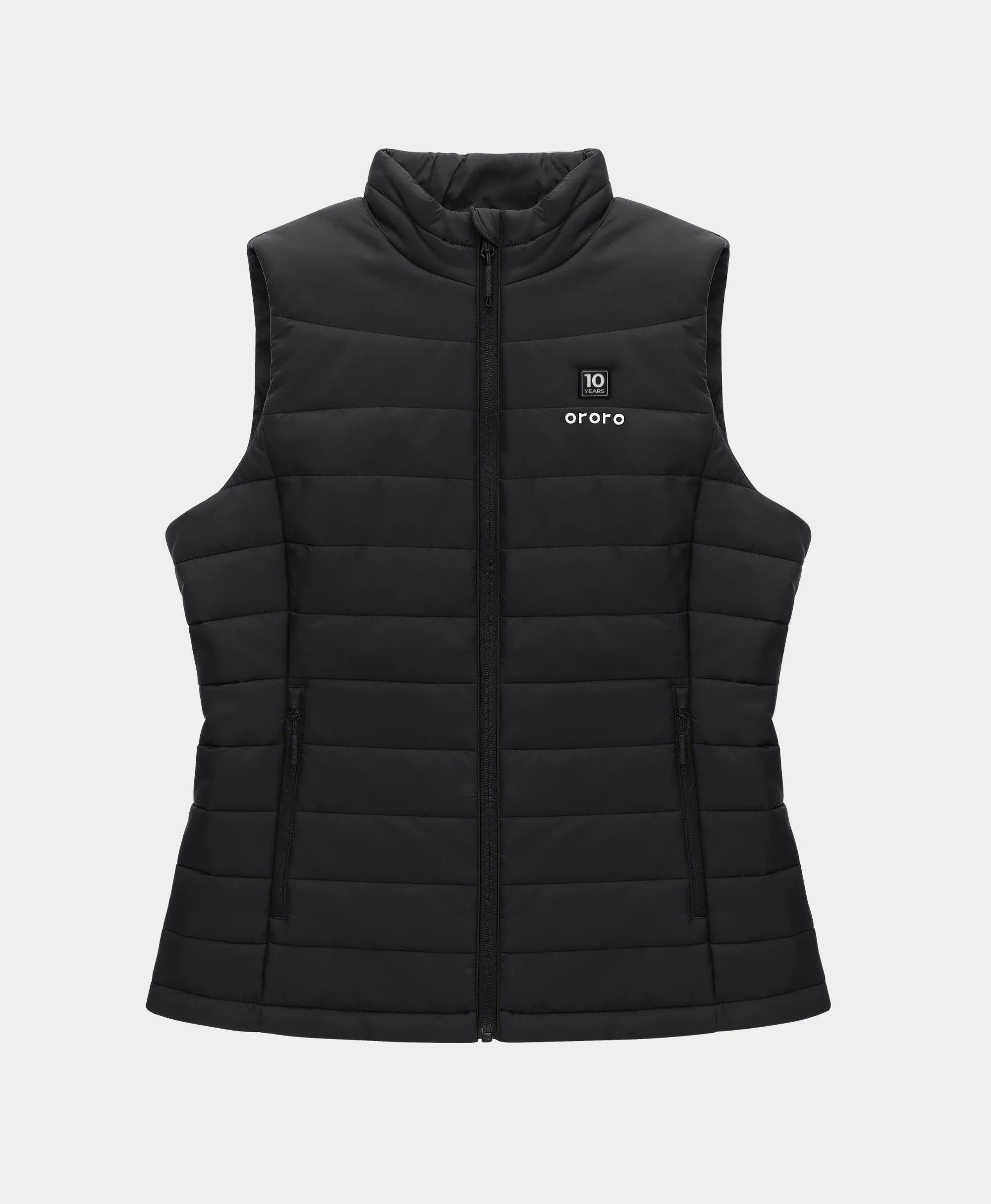 ORORO Heated Women's 4-Zone Classic Heated Vest (10-Year Anniversary Limited Edition) - Black