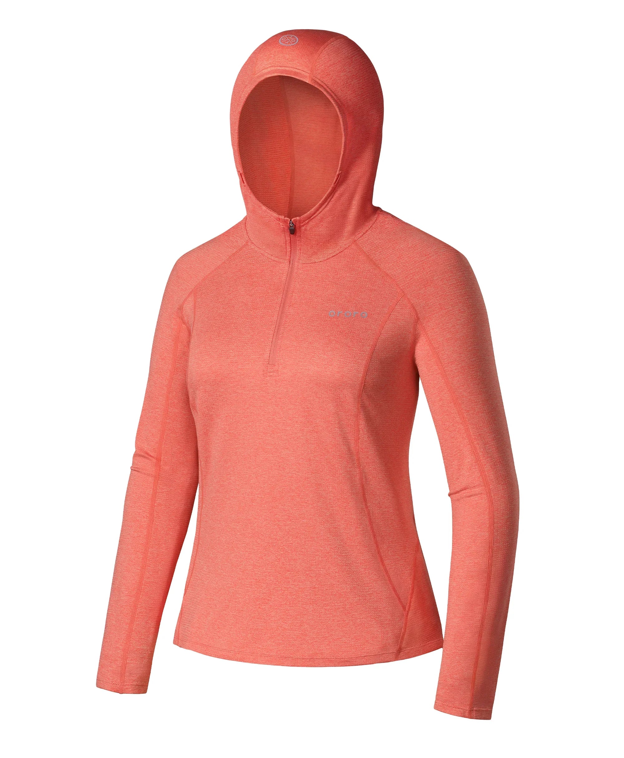 ORORO Heated Women’s TechTrail ¼-Zip Hoodie - Image 23