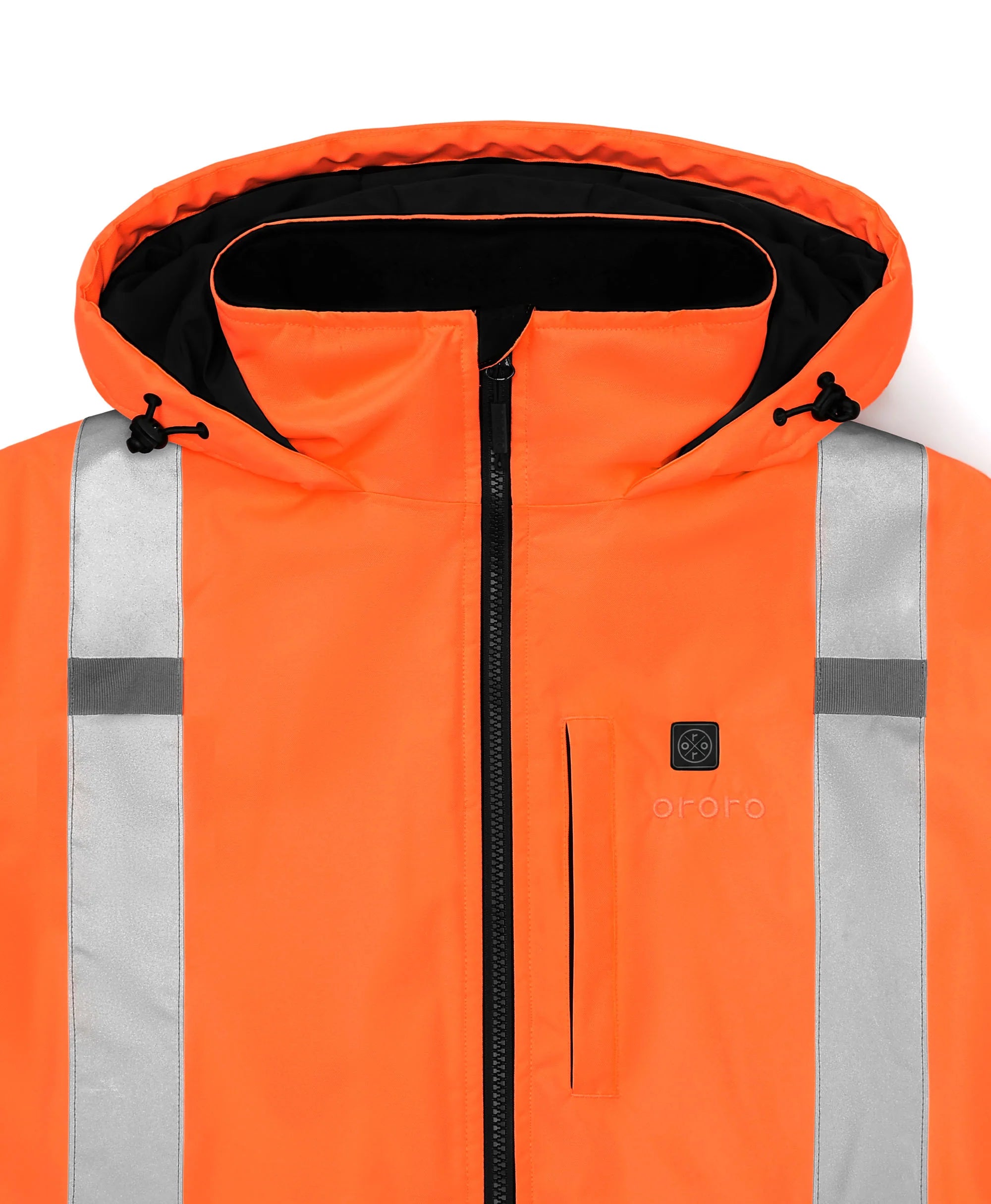 ORORO Heated (Open-box) Flagstaff Men's Heated High-Visibility Jacket (Battery Set Not Included) - Image 14