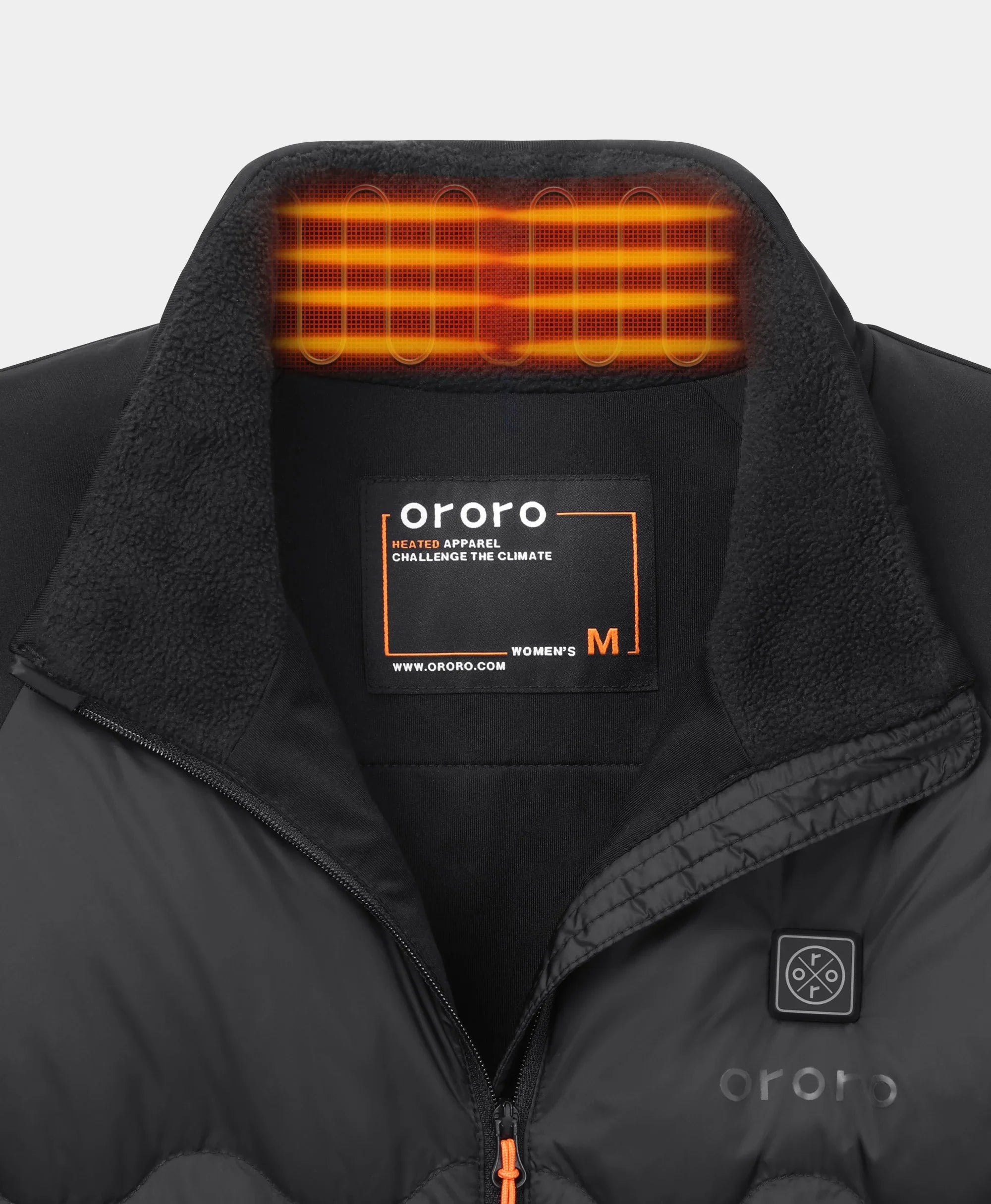 ORORO Heated Verbier Women's 4-Zone Heated Down Jacket - Image 11