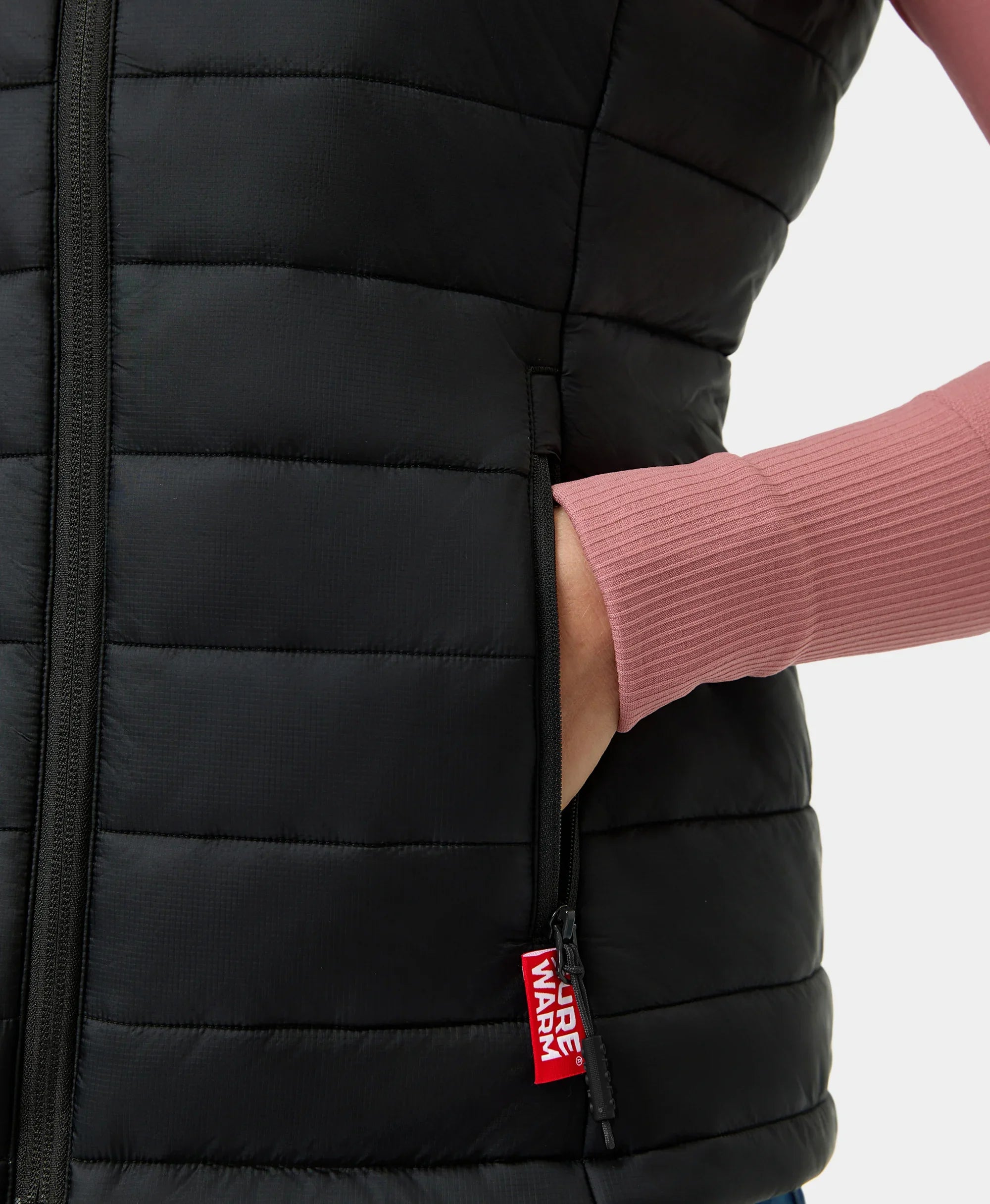 ORORO Heated (Open-box) SureWarm® Women's 7-Zone Dual-Control Classic Pro Heated Vest (Lower Back Heating) (Battery Set Not Included) - Image 3