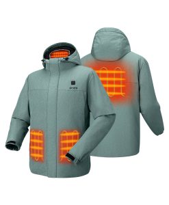 Alternative view of ORORO Heated Men's Thermolite Heated Padded Jacket (Apparel Only)