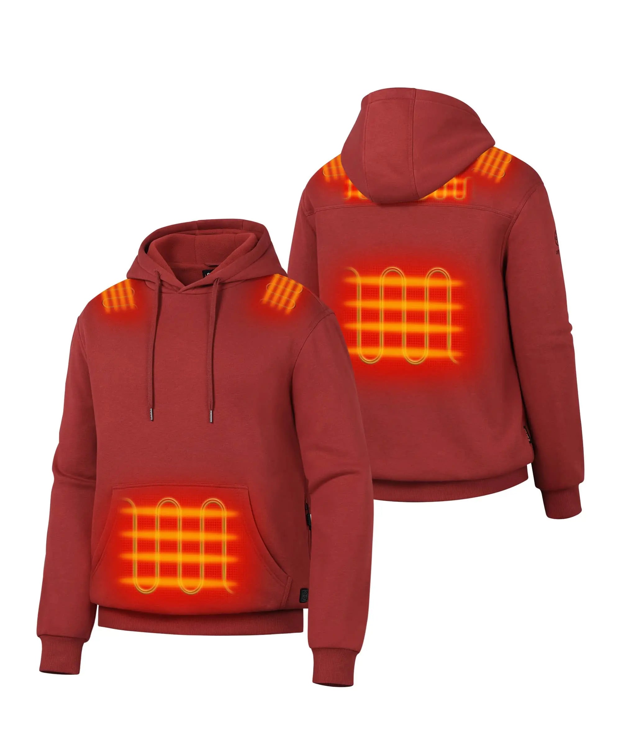ORORO Heated Preston Unisex 5-Zone Pullover Heated Hoodie - Image 17