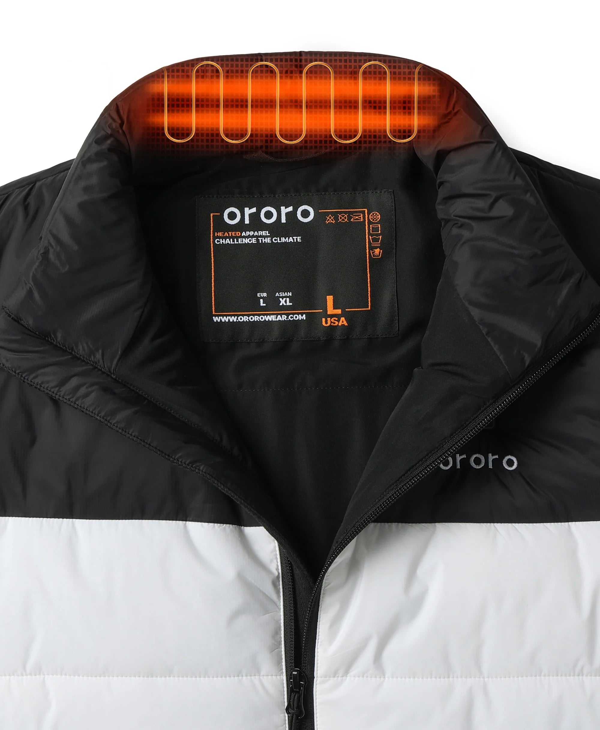 ORORO Heated Men's Classic Heated Vest (Apparel Only) - Image 67