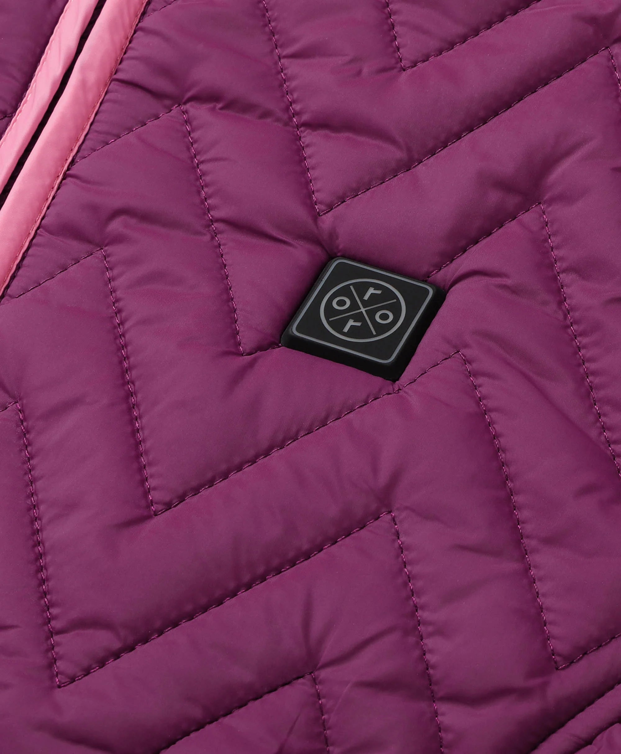 ORORO Heated Women's Heated Chevron Quilted Vest - Image 8