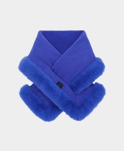 ORORO Heated Queen Cove Unisex Heated Faux Fur Fleece Scarf