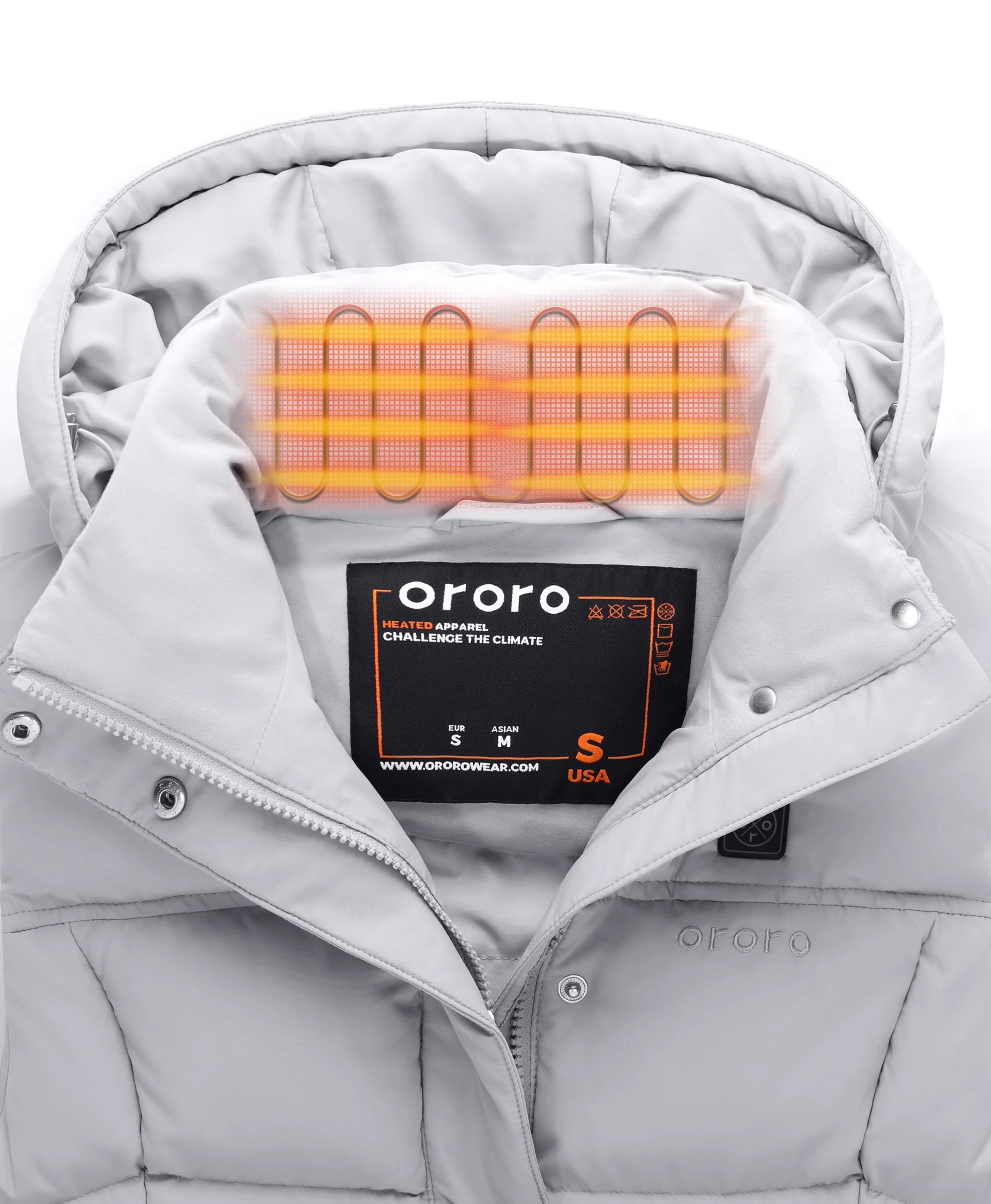 ORORO Heated Women's Heated Down Vest (800-Fill) - Image 7