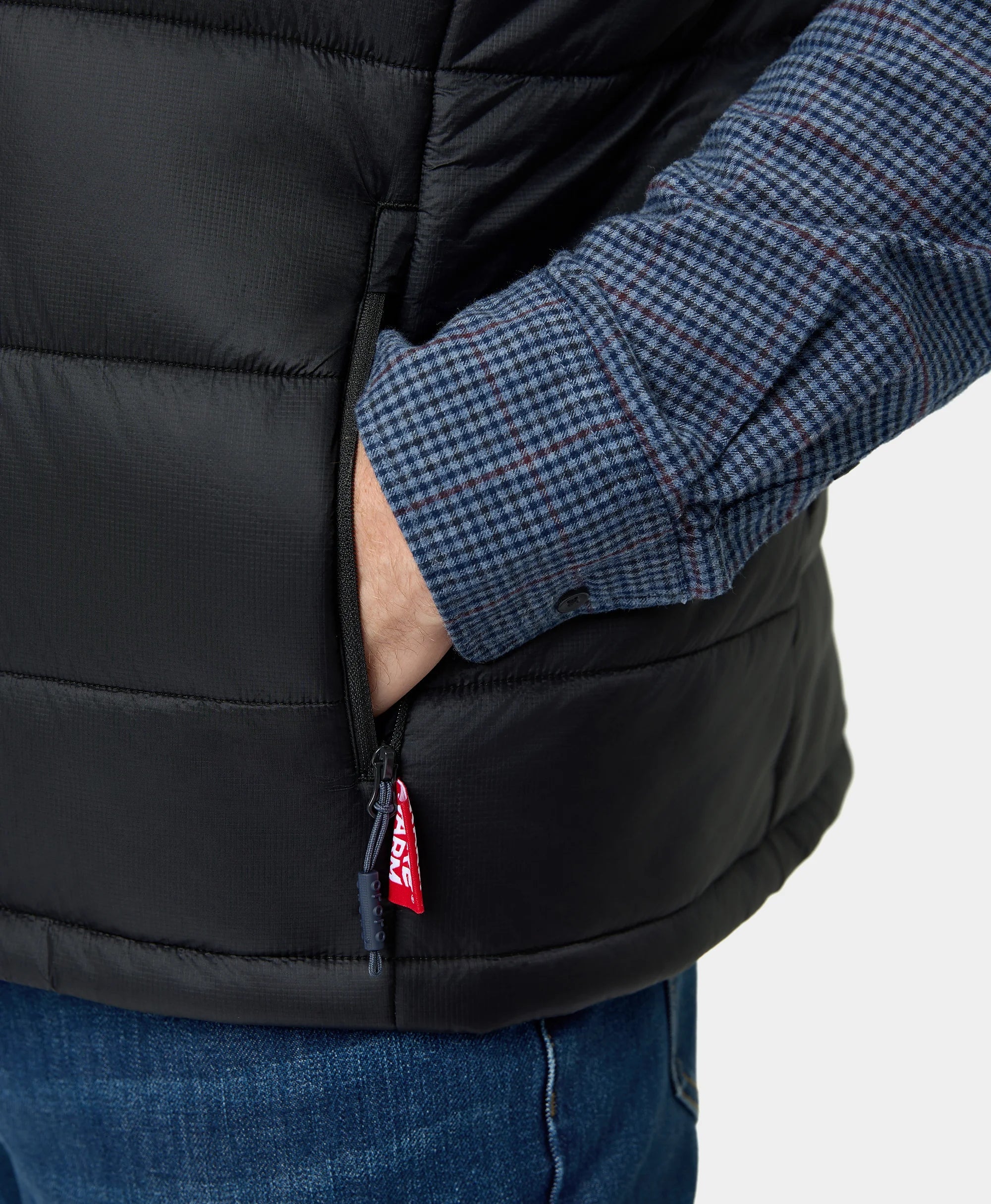 ORORO Heated (Open-box) SureWarm® Men's 7-Zone Dual-Control Classic Pro Heated Vest (Battery Set Not Included) - Image 10