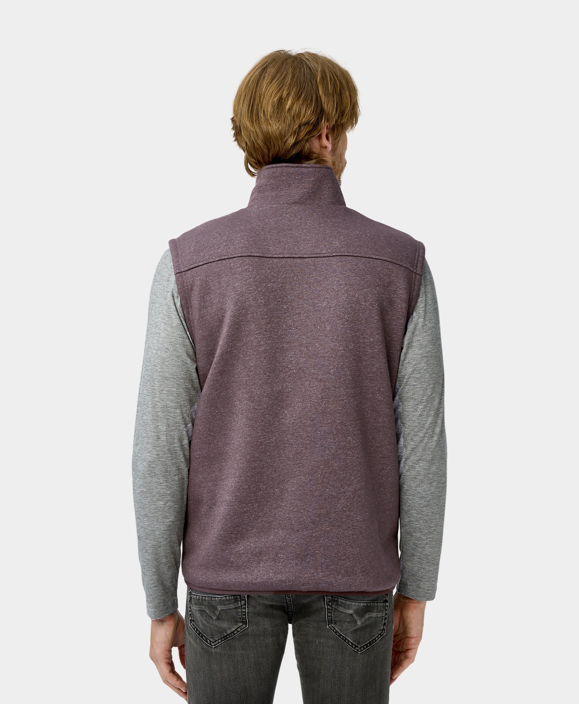 ORORO Heated Men's Heated Fleece Vest (Apparel Only) (ORORO Heated Final Sale) - Image 13