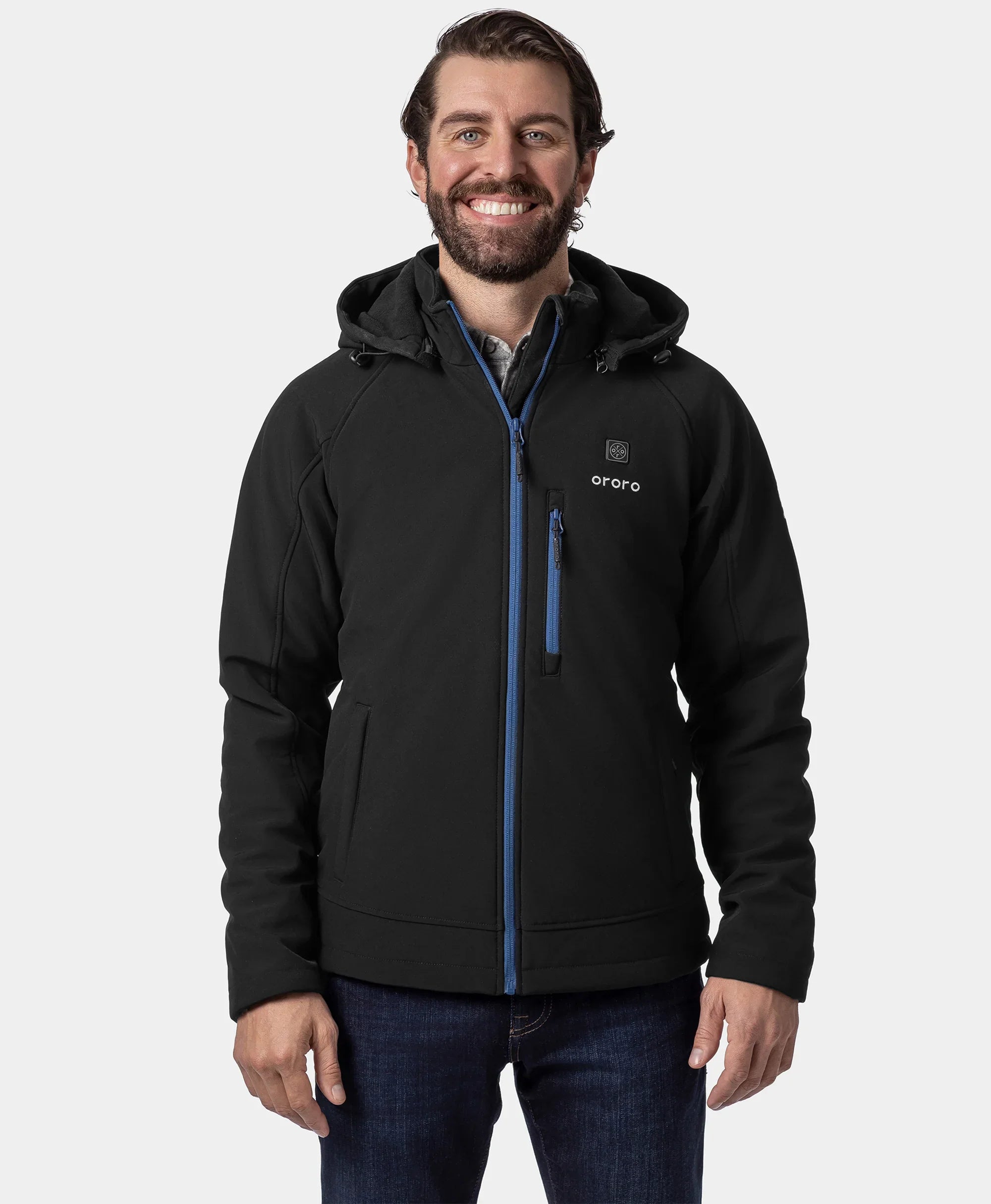 ORORO Heated Men's Classic Heated Jacket 2.0 (4 Heating Zones)