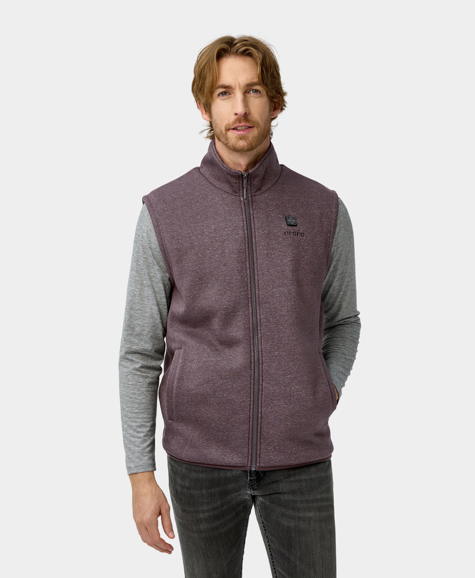 ORORO Heated Men's Heated Fleece Vest (Apparel Only) (ORORO Heated Final Sale) - Image 62