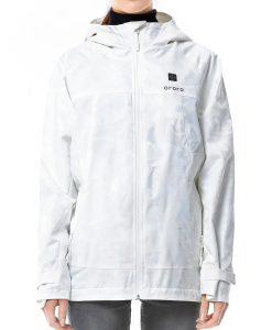 ORORO Heated Women Camo Heated Jacket - White (Discontinued)