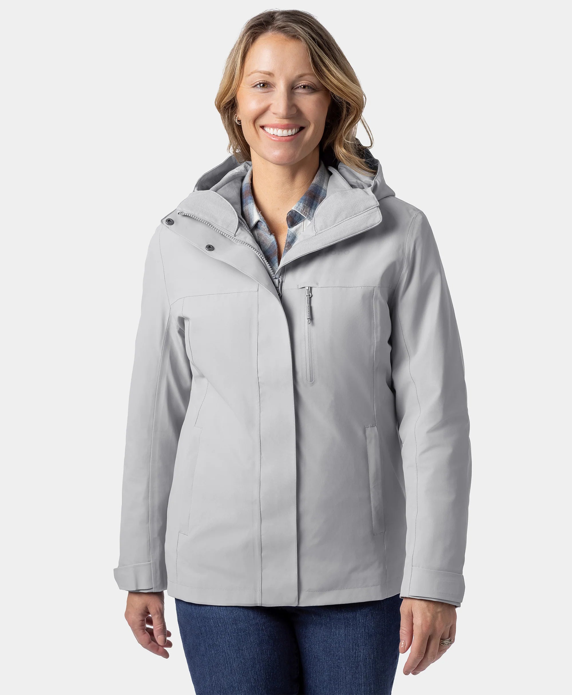 ORORO Heated River Ridge Women's Waterproof Shell Jacket - Image 14