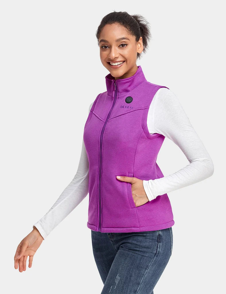 ORORO Heated Women's Heated Fleece Vest - New Colors (ORORO Heated Final Sale) - Image 19