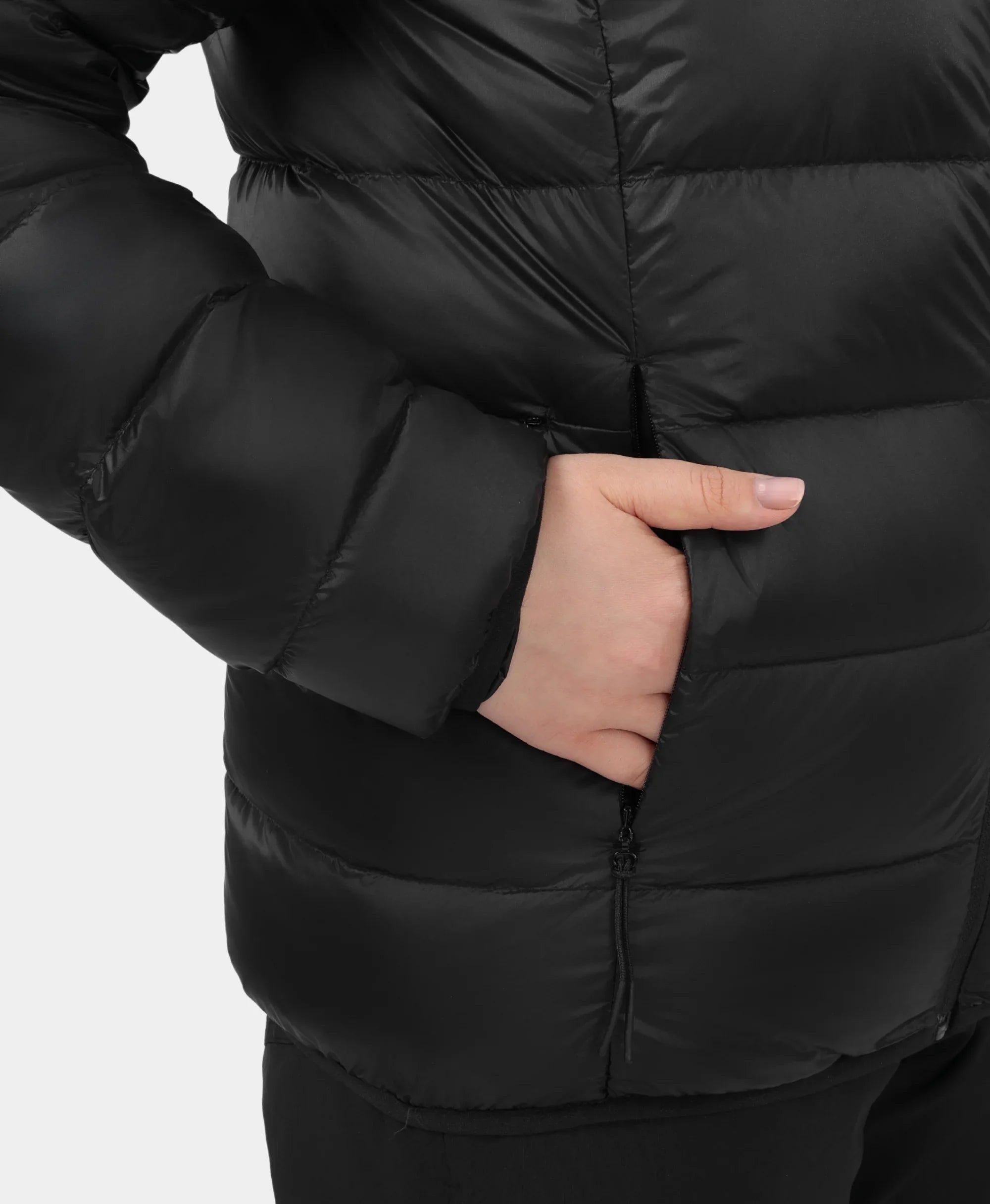 ORORO Heated AeroPro Women's 8-Zone Packable Heated Down Jacket - Image 13