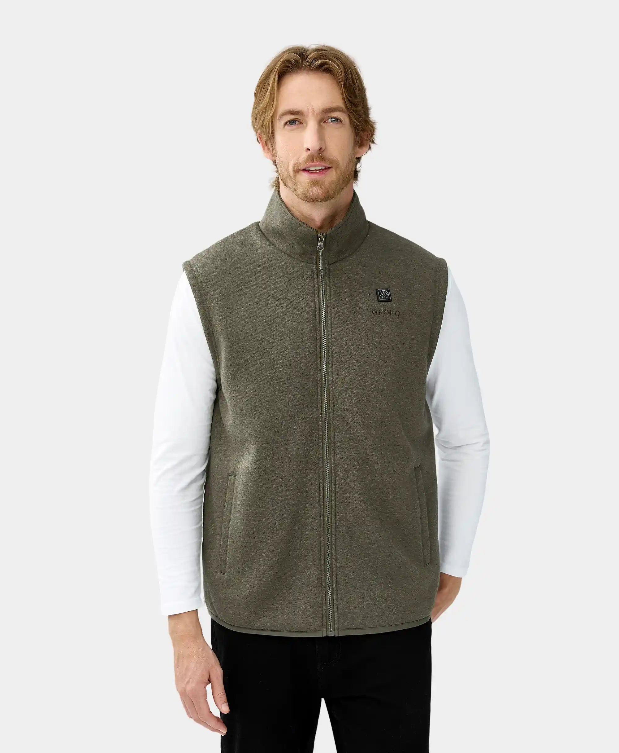 ORORO Heated (Open-box) Men's Heated Fleece Vest (Battery Set Not Included) - Image 13