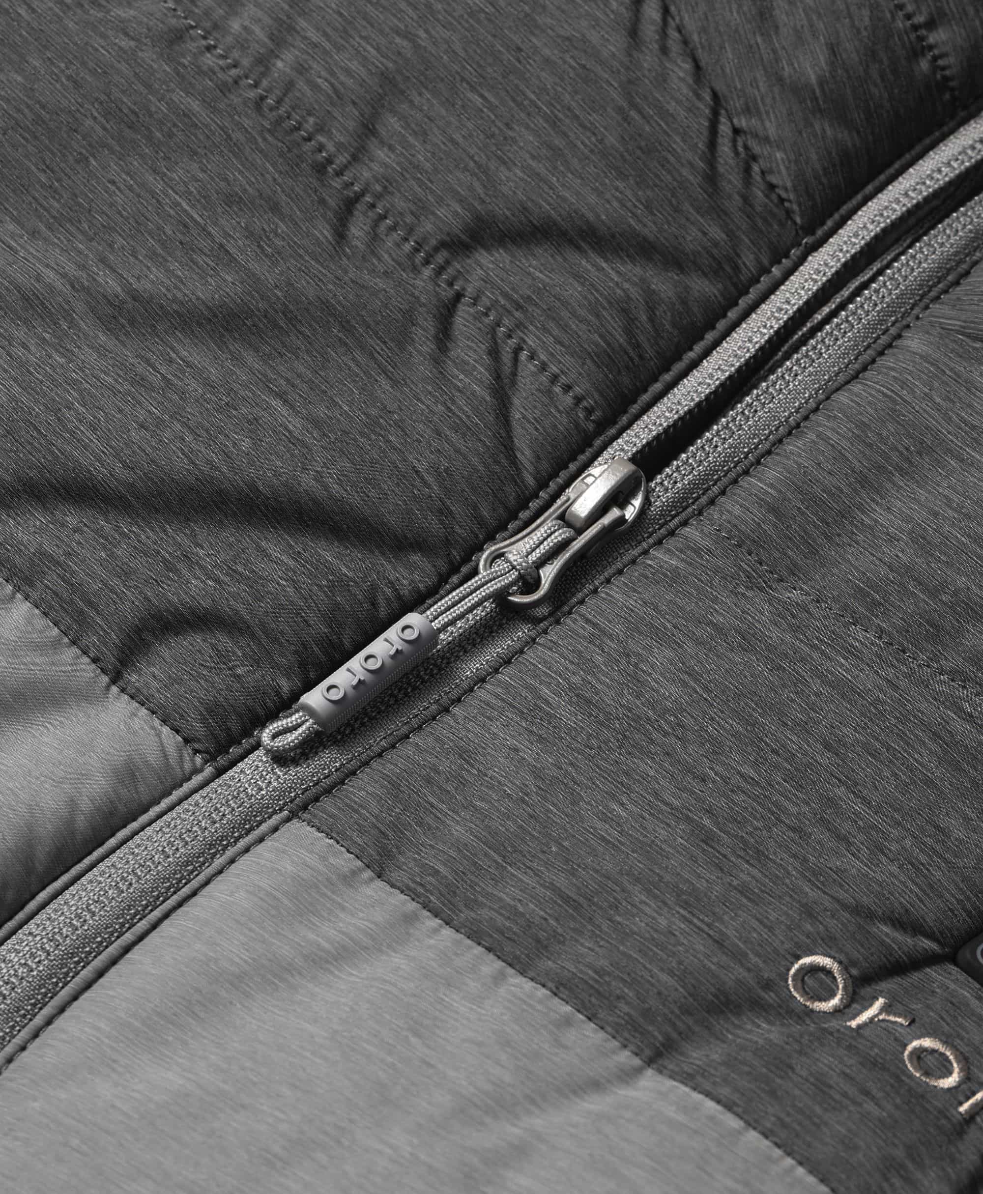 ORORO Heated Men's Classic Heated Vest - Flecking Gray - Image 13