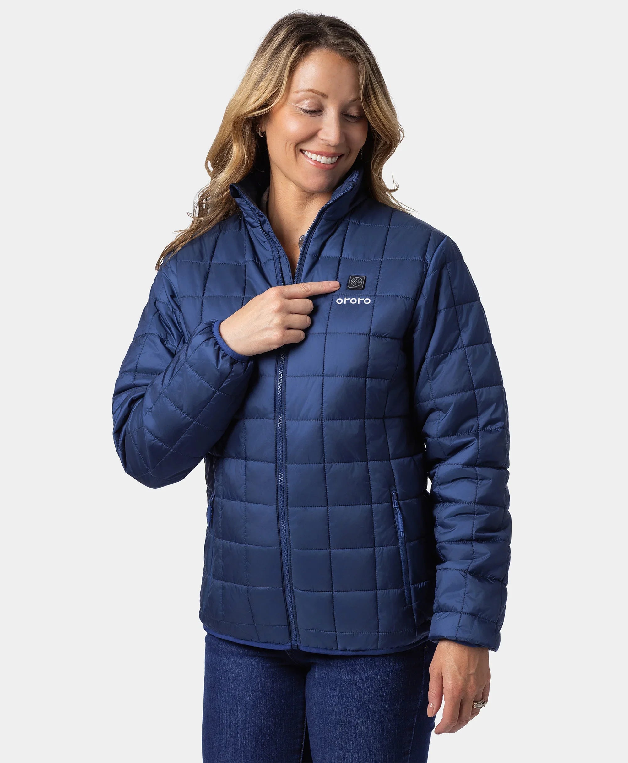 ORORO Heated Prism Women's Heated Quilted Jacket - Image 3