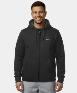 ORORO Heated Element Unisex 4-Zone Fleece Heated Hoodie (Apparel Only)