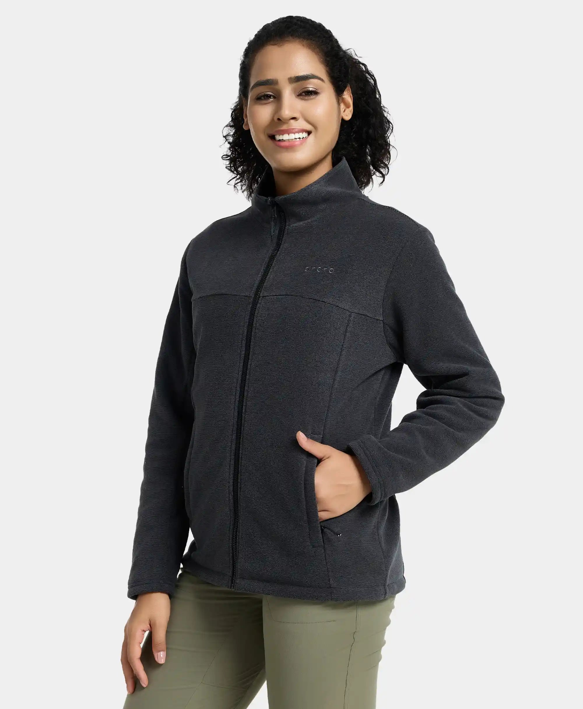 ORORO Heated (Open-box) River Ridge Women's Heated Fleece Liner Jacket (Battery Set Not Included) - Image 44