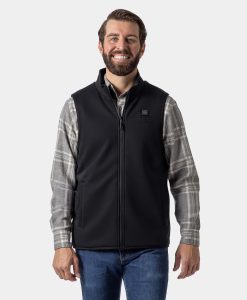 Alternative view of ORORO Heated (Open-box) Men's Heated Fleece Vest (Battery Set Not Included)