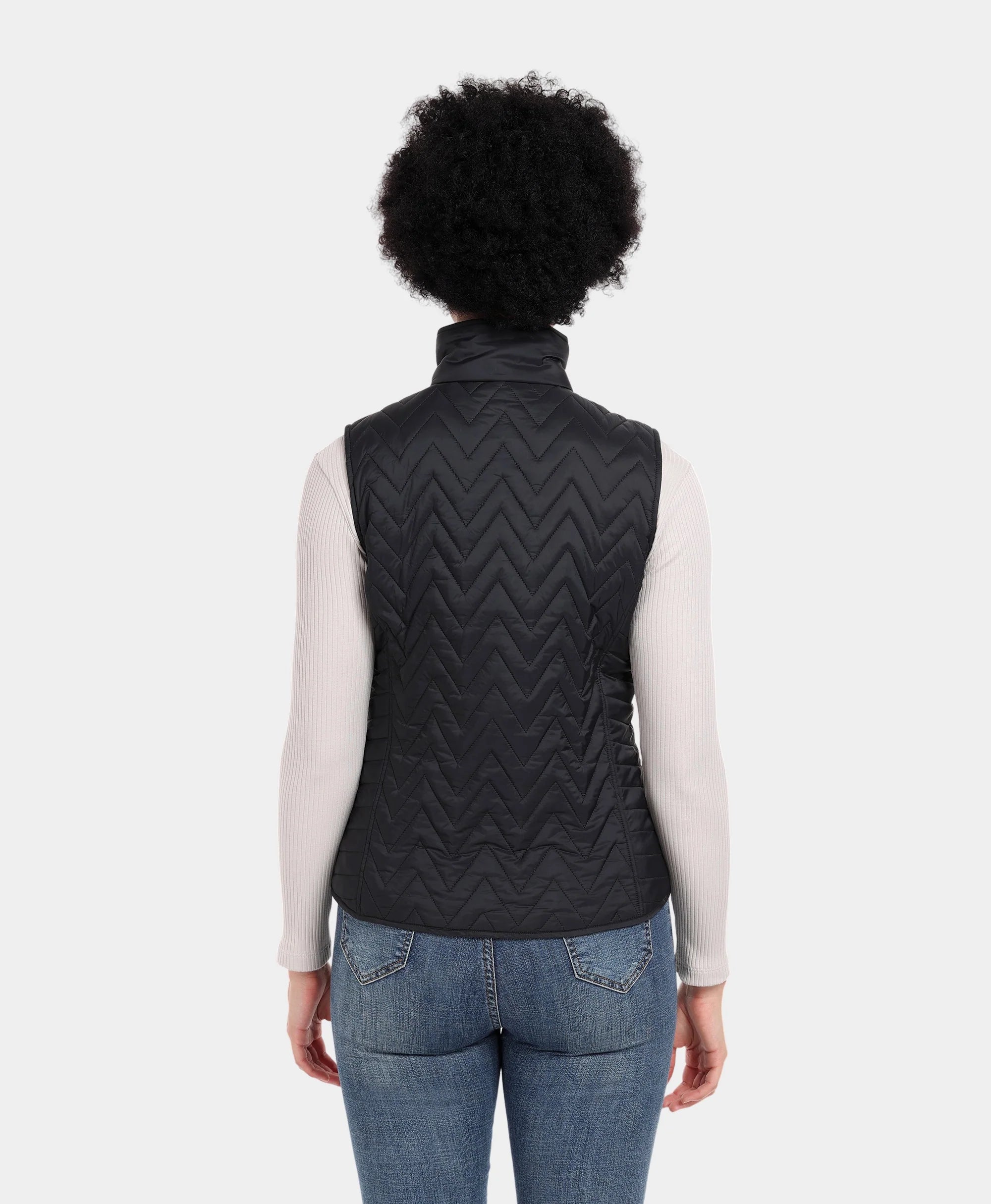 ORORO Heated (Open-box) Women's Heated Chevron Quilted Vest (Battery Set Not Included) - Image 19