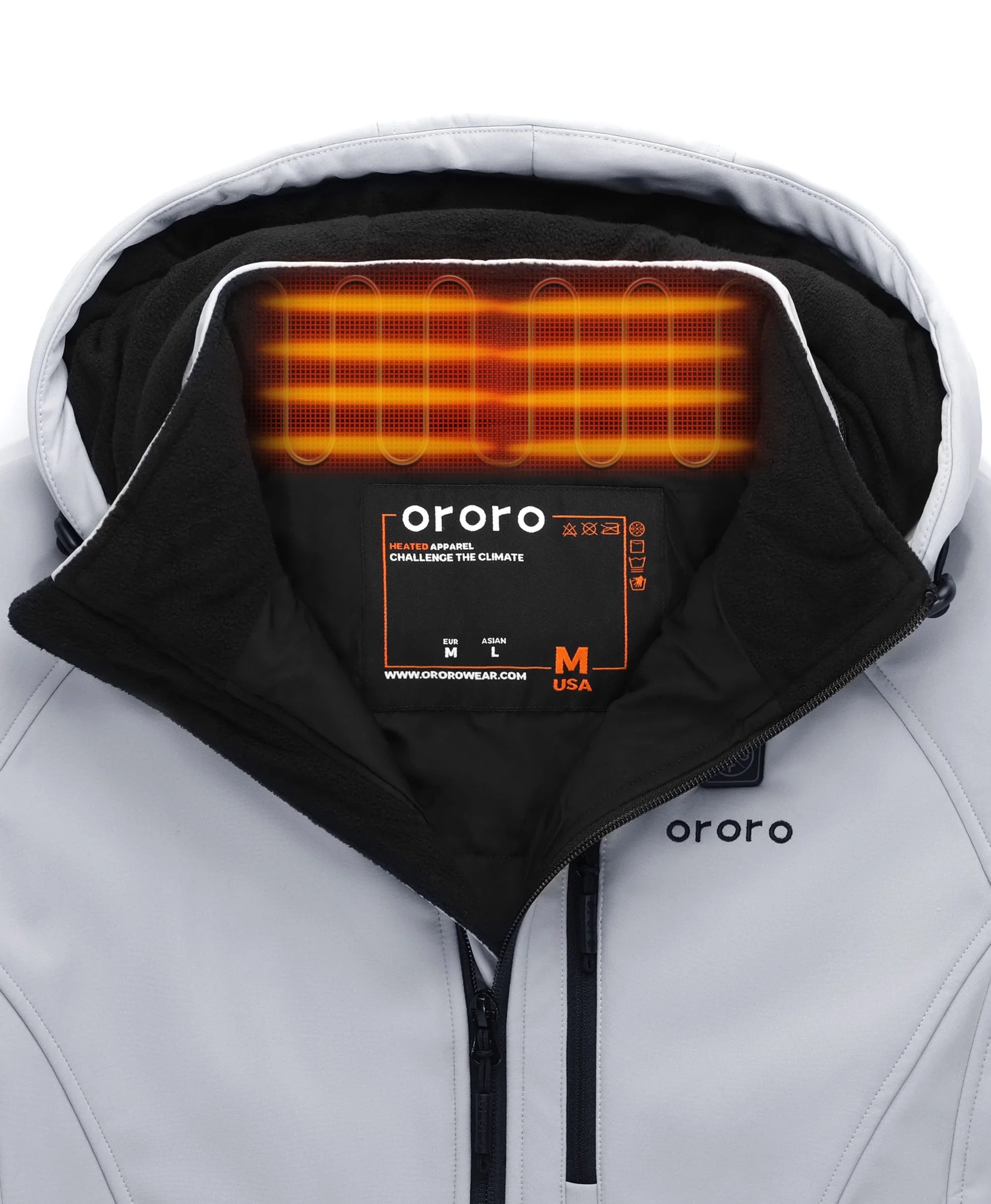 ORORO Heated Women's Classic Heated Jacket 2.0 (4 Heating Zones) - Image 5