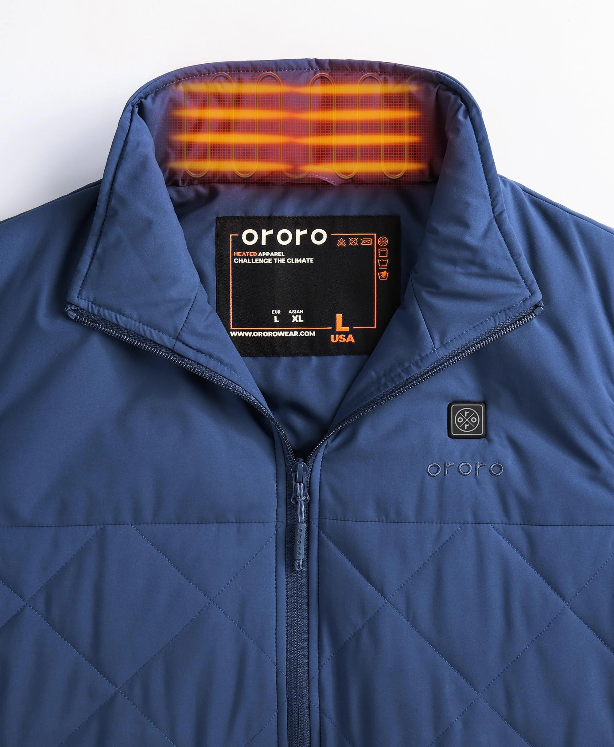 ORORO Heated Men's Heated Quilted Vest - New Colors - Image 7