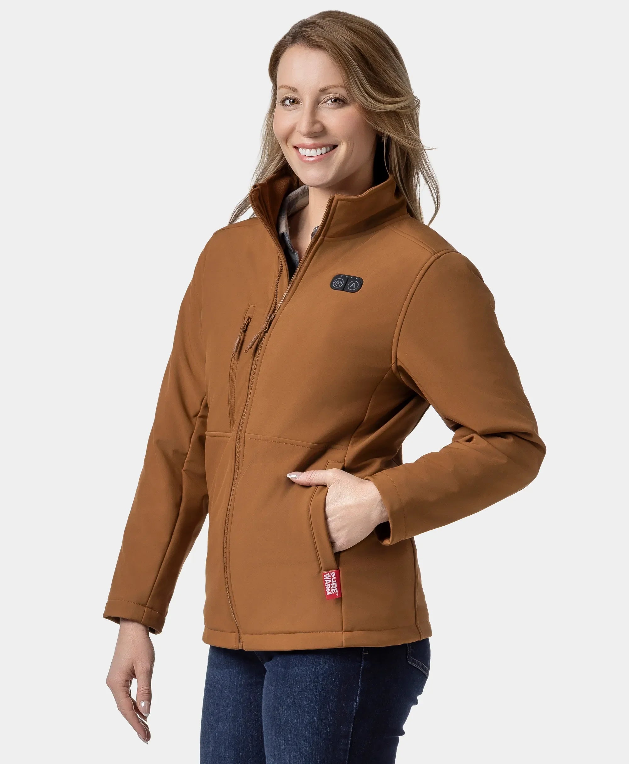 ORORO Heated Maverick ORORO Heated SureWarm® Women's 6-Zone Dual-Control Heated Softshell Jacket - Image 46